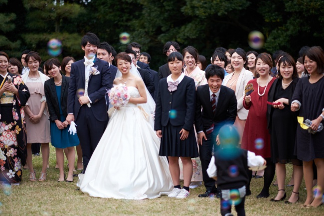 フェアリー・テイル挙式事例：香川県高松市の栗林公園で秋の結婚式