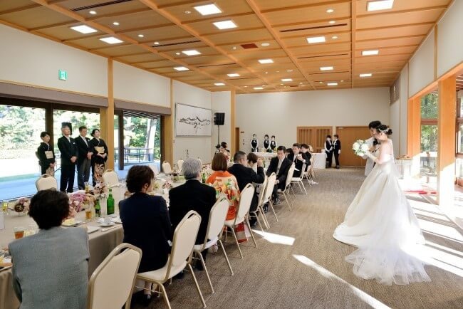 コロナ禍中の結婚式　親族のみでの披露宴（親族食事会）