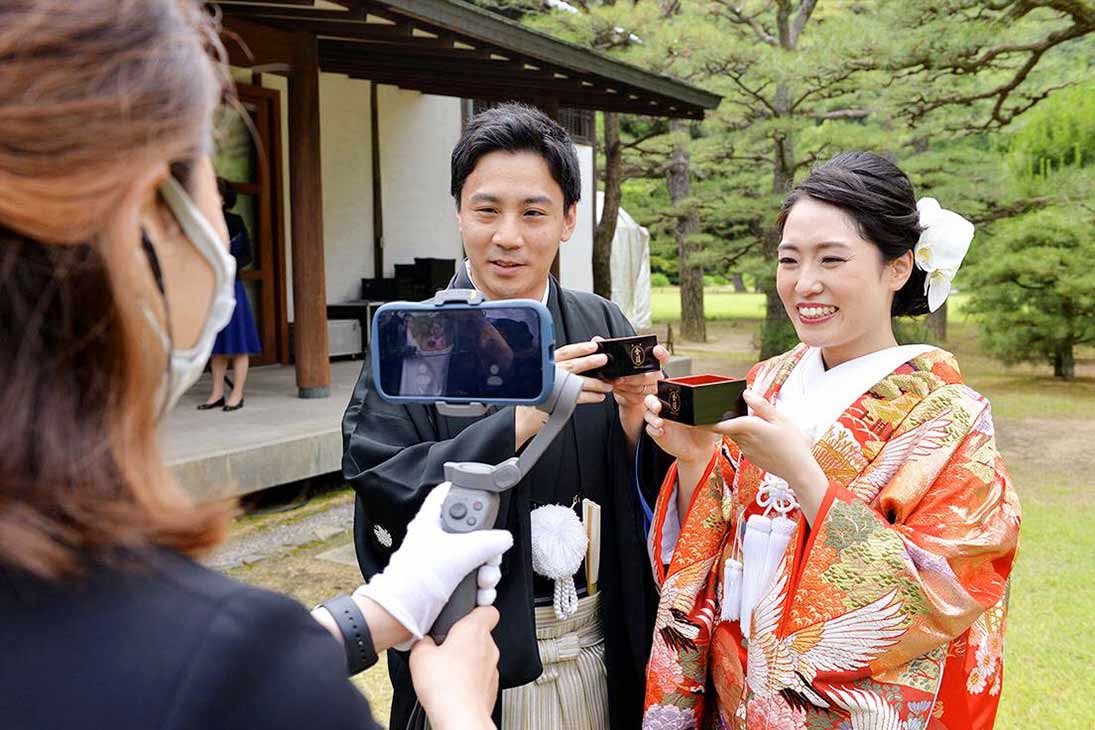 オンライン結婚式でも雰囲気をご共有