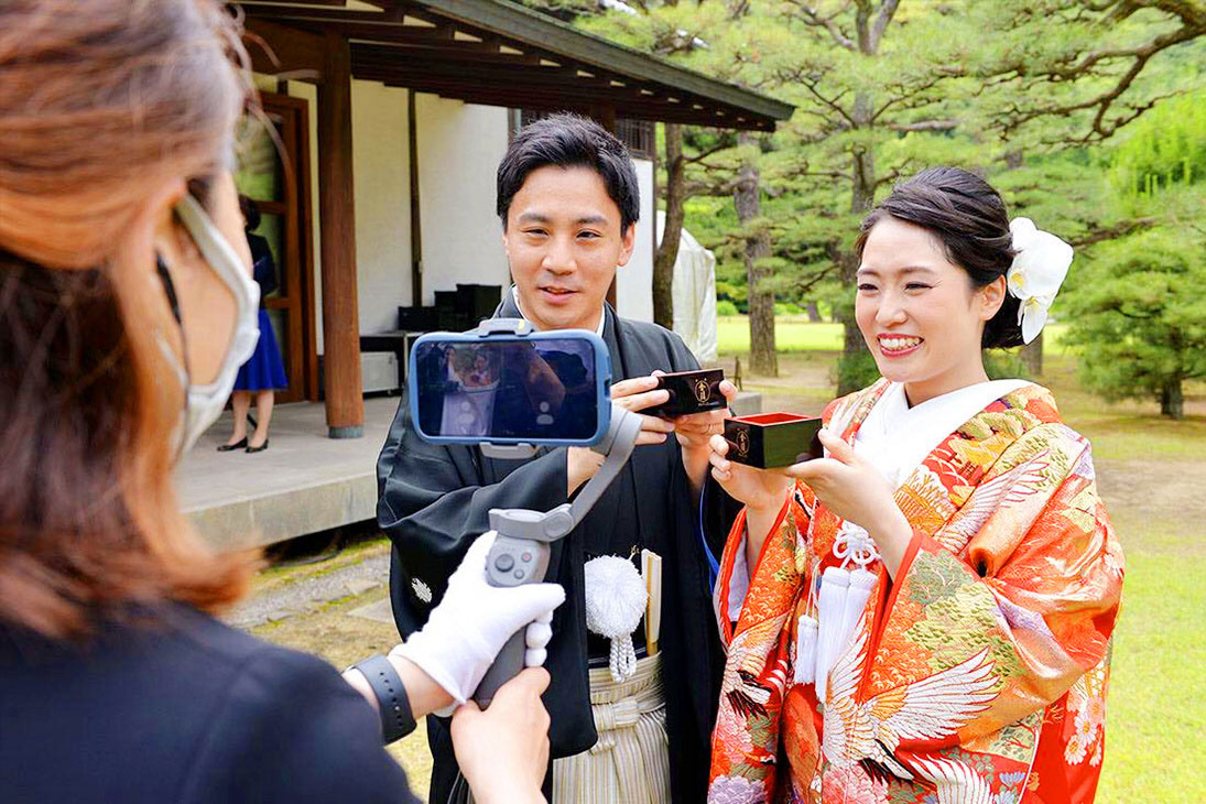 オンライン結婚式のご様子