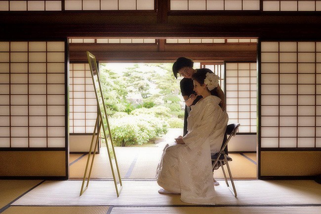 国際結婚式を日本でする。国際結婚の準備、国際結婚の段取り
Japanese Wedding Ceremony,Kimono Wedding