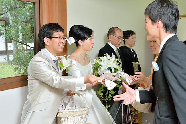 結婚式の珍しい演出、結婚式のユニークな演出。盛り上がる結婚式。香川県のさぬきうどんのギフト