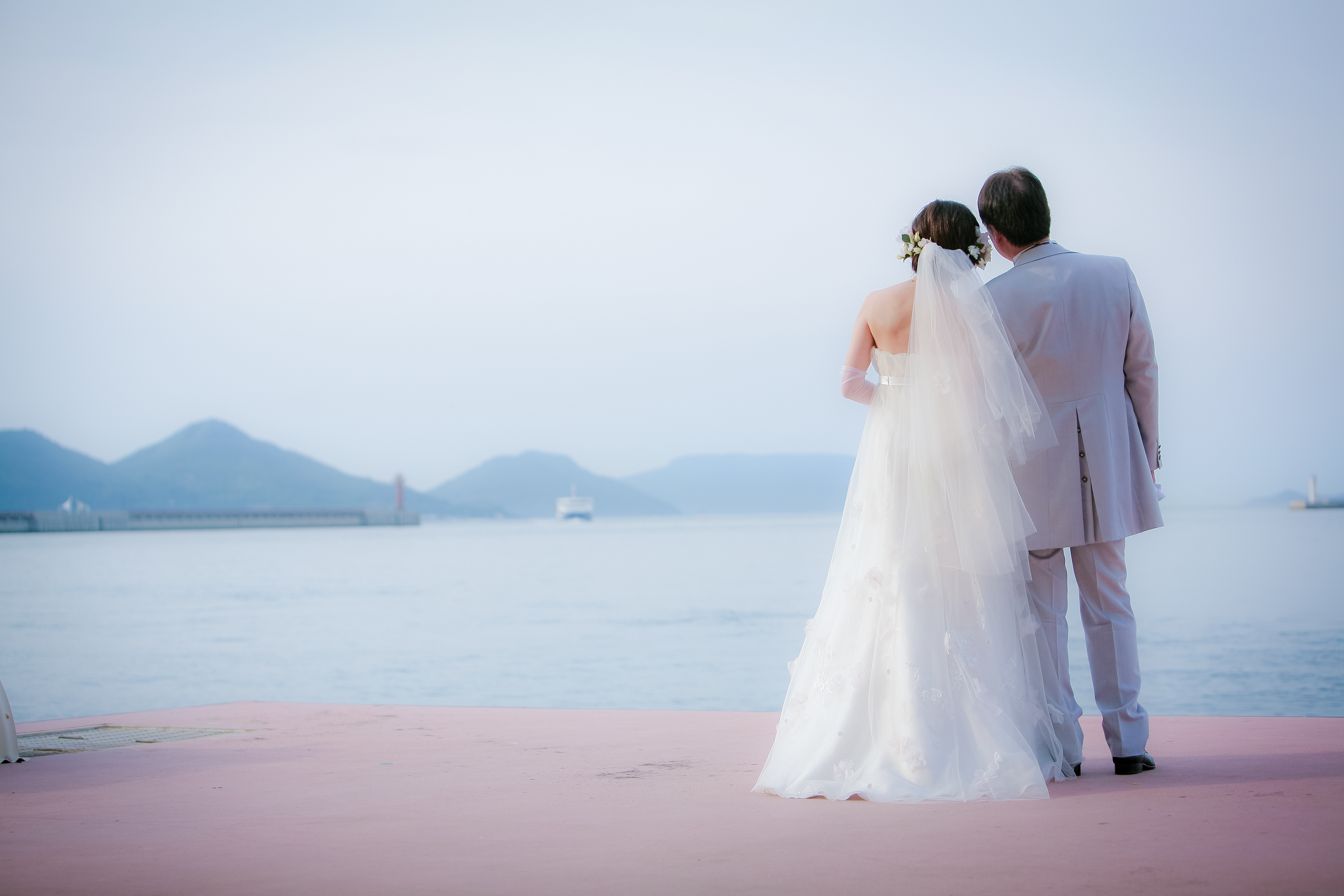 「ふるさとウエディング」「島婚」瀬戸内海の男木島での結婚式
