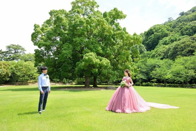 「ふるさとウエディング」「園婚」特別名勝栗林公園での結婚式