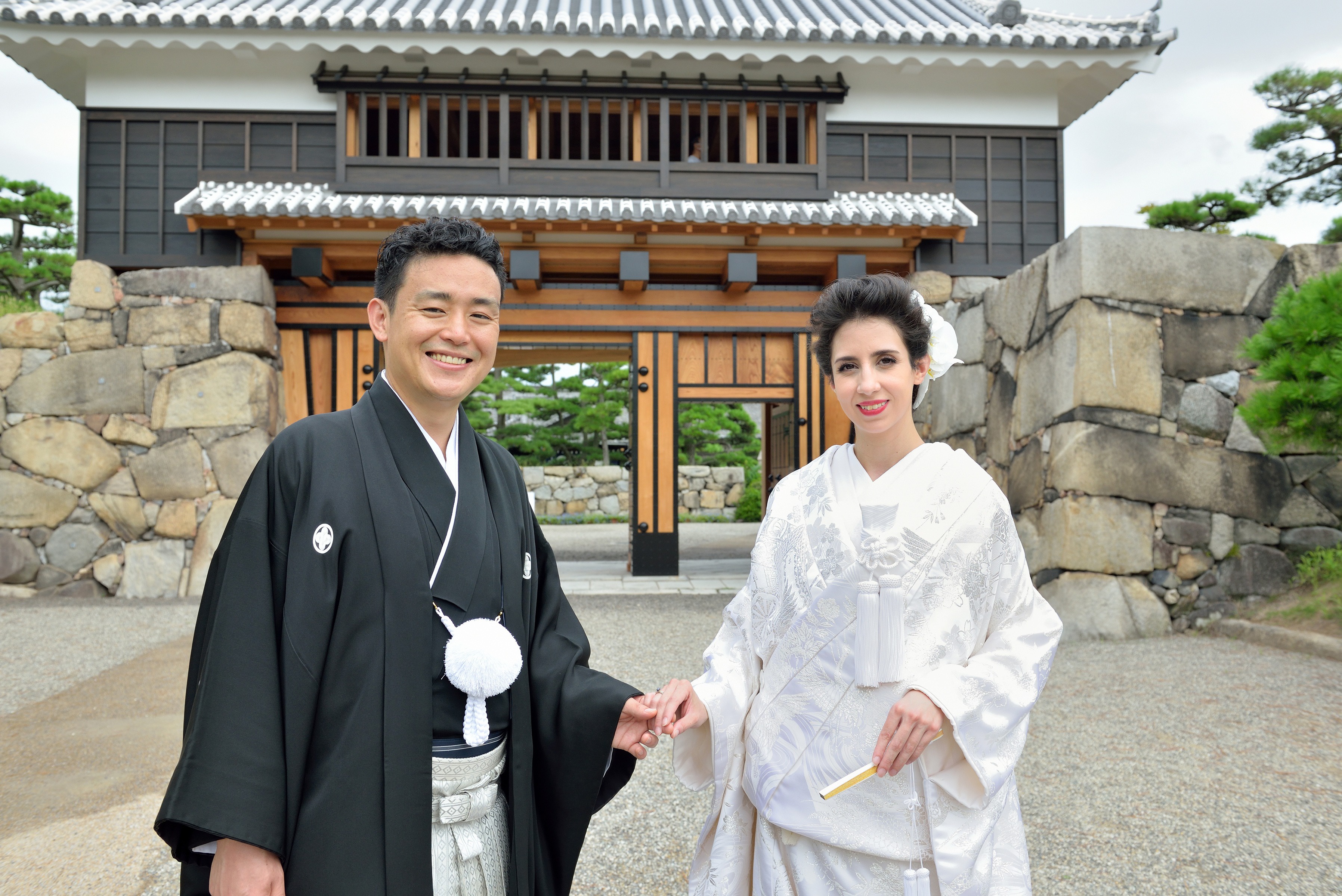 株式会社フェアリーテイル「ふるさとウエディング」高松市の玉藻公園での国際結婚式