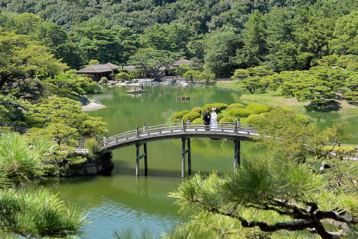 栗林公園　挙式撮影・ロケーション撮影を含むフォトウェディング