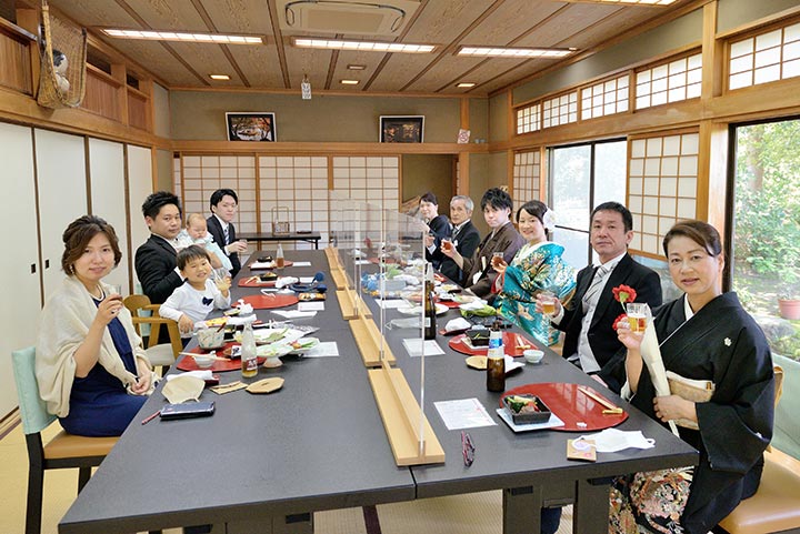 栗林公園　花園亭　家族婚・ご親族食事会